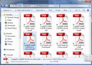 Windows Explorer in Windows 7 64-bit - with Acrobat 9